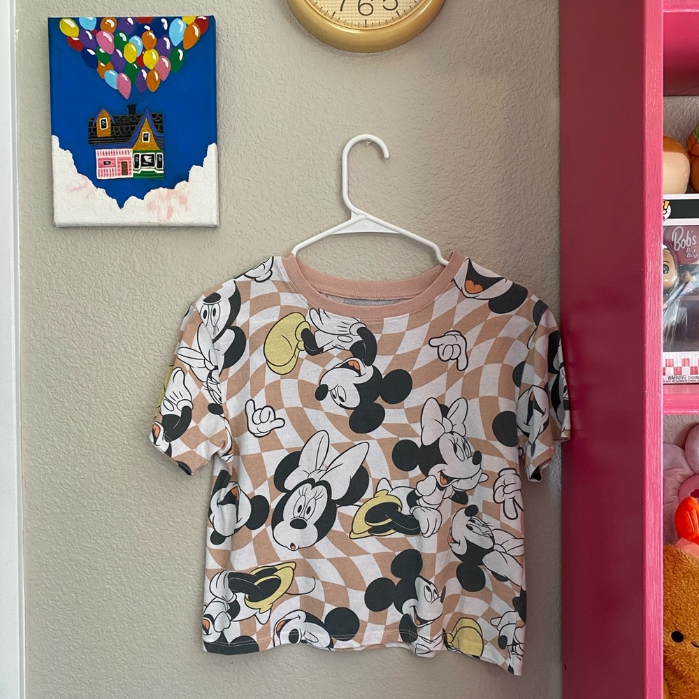 Disney Minnie Mouse Crop Tee | S